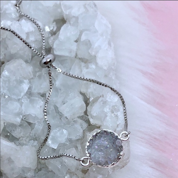 SOLD OUT Handmade Druzy Bolo Bracelet - Picture 6 of 8